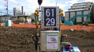 振動・騒音計の設置